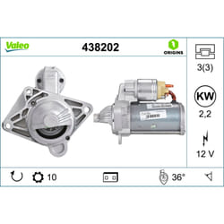 Démarreur VALEO 438202