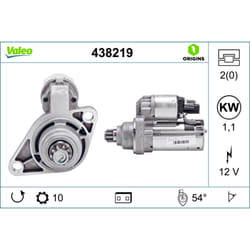 Démarreur VALEO 438219