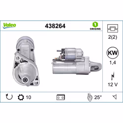 Démarreur VALEO ORIGINS NEW VALEO 438264
