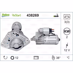 Démarreur VALEO 438269