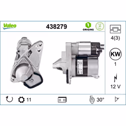 Démarreur VALEO 438279