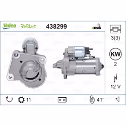 Démarreur VALEO 438299