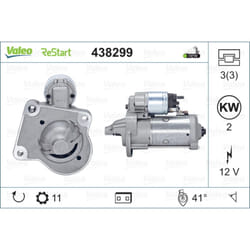 Démarreur VALEO 438299