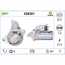 Démarreur VALEO 438301