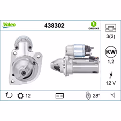 Démarreur VALEO 438302
