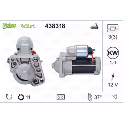 Démarreur VALEO ORIGINS NEW STOP&START VALEO 438318