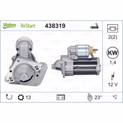 Démarreur VALEO 438319