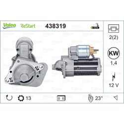 Démarreur VALEO 438319