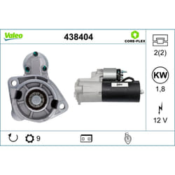 Démarreur VALEO 438404