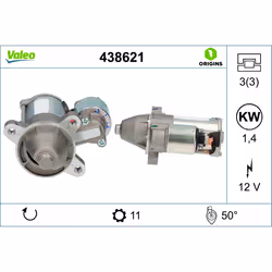 Démarreur VALEO 438621 - Vue supplémentaire 3