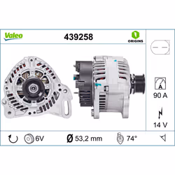Alternateur VALEO 439258