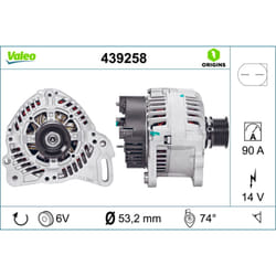Alternateur VALEO 439258