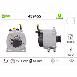 Alternateur VALEO 439455