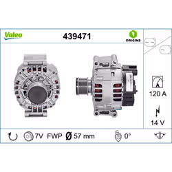 Alternateur VALEO ORIGINS NEW VALEO 439471