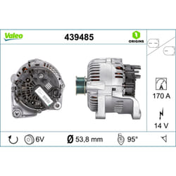 Alternateur VALEO ORIGINS NEW VALEO 439485