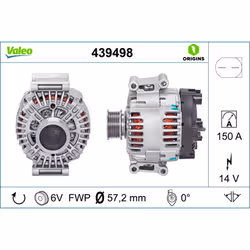 Alternateur VALEO 439498
