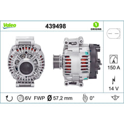 Alternateur VALEO 439498