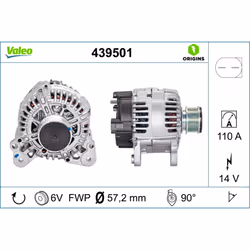 Alternateur VALEO 439501