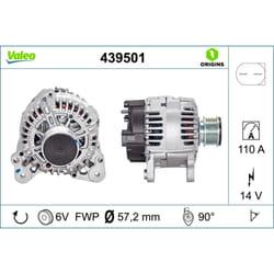 Alternateur VALEO 439501