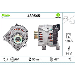 Alternateur VALEO 439545