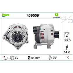 Alternateur VALEO ORIGINS NEW VALEO 439559