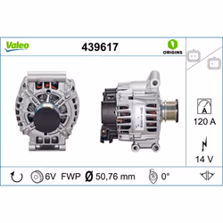 Alternateur VALEO ORIGINS NEW VALEO 439617