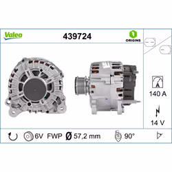 Alternateur VALEO ORIGINS NEW VALEO 439724