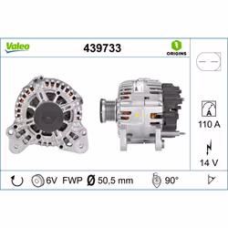 Alternateur VALEO ORIGINS NEW VALEO 439733
