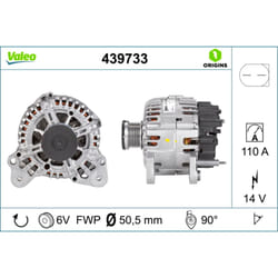 Alternateur VALEO ORIGINS NEW VALEO 439733