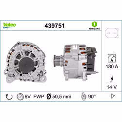 Alternateur VALEO ORIGINS NEW VALEO 439751