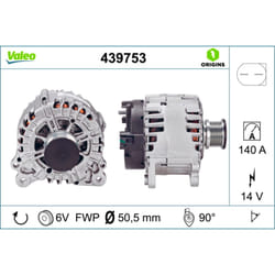 Alternateur VALEO 439753