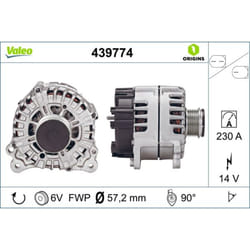 Alternateur VALEO ORIGINS NEW VALEO 439774