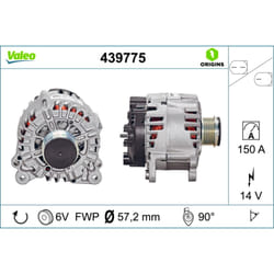 Alternateur VALEO ORIGINS NEW VALEO 439775