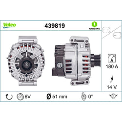 Alternateur VALEO ORIGINS NEW VALEO 439819