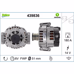 Alternateur VALEO ORIGINS NEW VALEO 439836