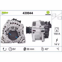 Alternateur VALEO ORIGINS NEW VALEO 439944