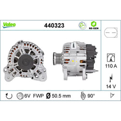 Alternateur VALEO 440323