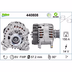 Alternateur VALEO 440808