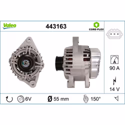 Alternateur VALEO 443163