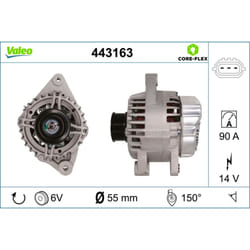 Alternateur VALEO 443163