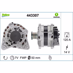 Alternateur VALEO 443307