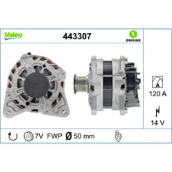 Alternateur VALEO 443307