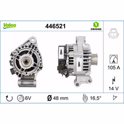 Alternateur VALEO ORIGINS NEW VALEO 446521