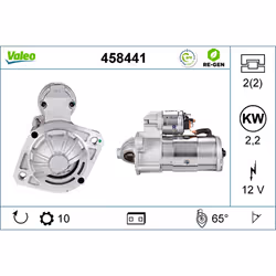 Démarreur VALEO 458441