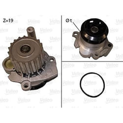 Pompe à eau - VALEO - 506701 - PAE VW Polo / SEAT Ibiza III