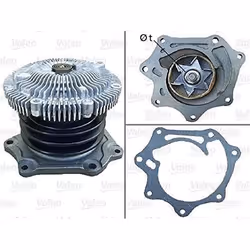 Pompe à eau - VALEO - 506733 - PAE FORD Maverick / NISSAN Terrano II