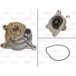 Pompe à eau - VALEO - 506950 - PAE VW Golf V & VI Passat / AUDI A3