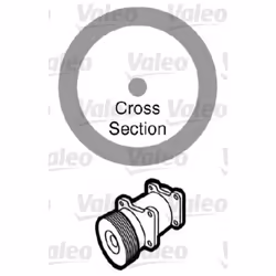 Joint d'étanchéité, tuyau de liquide de refroidissement VALEO 509172 - Vue supplémentaire 4