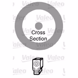 Joint d'étanchéité, tuyau de liquide de refroidissement VALEO 509178