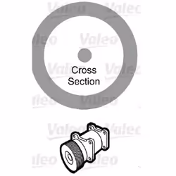 Joint d'étanchéification, conduite de réfrigérant; VALEO; 60811547, 60811547, JYX100140, 65556621, J265706W60
